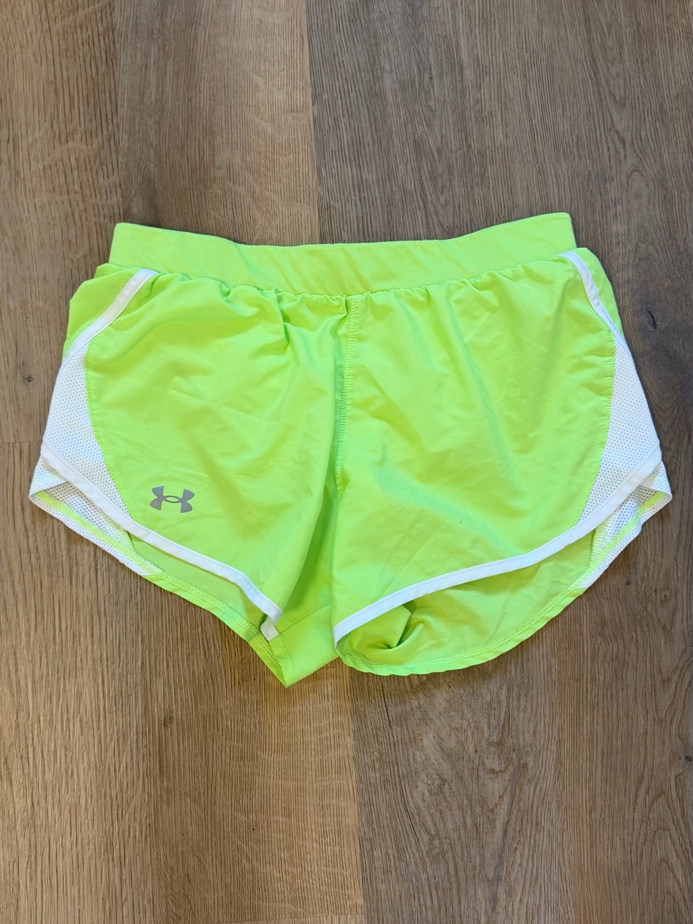 Under Armour Neon HeatGear Running Shorts Women’s Small
